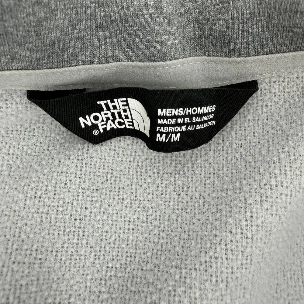 The North Face Canyonlands Gray Half Zip Pocket Pullover Light Jacket Men Medium